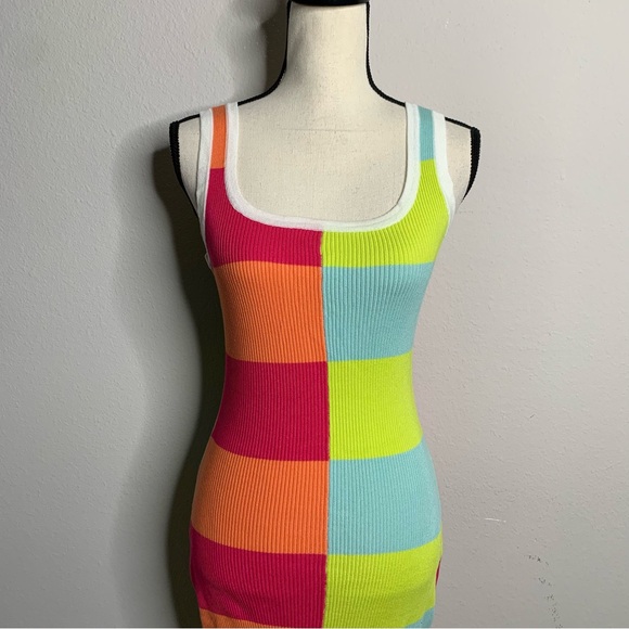 Akira Seeing Double Colorblock Maxi Dress - Picture 6 of 12